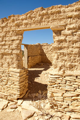 Doorway in the ruins.